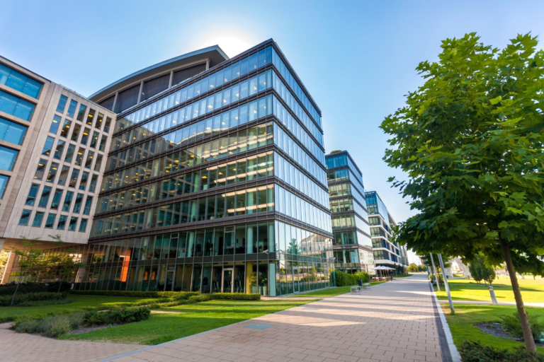 Modern commercial office building